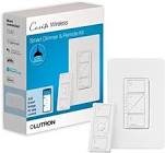 Caseta Wireless Smart Lighting Dimmer Switch for Wall & Ceiling Lights in White Lutron