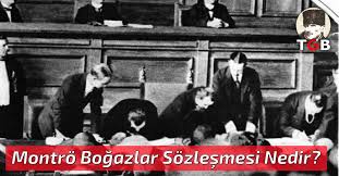 Lozan barış antlaşması'na göre boğazların her iki yakası askerden arındırılarak türkiye'nin başkanlığında bu itirazlara rağmen 20 temmuz 1936'da montrö boğazlar sözleşmesi imzalandı. Montro Bogazlar Sozlesmesi Nedir