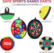 toy sports double sided dart board with