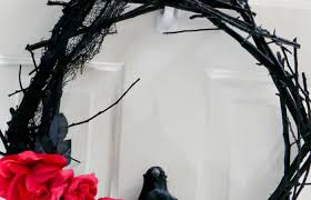 It's the perfect home decor diy to take you through the winter and into spring. Diy Halloween Black Twig Wreath My Pinterventures