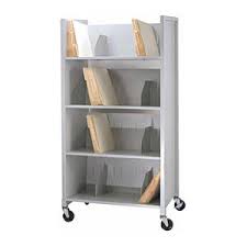 Medical Chart Folder Cart Four 4 Tier Charts Carts