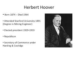 herbert hoover powerpoint presentation