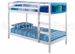 2ft6 shorty white natural pine bunk bed