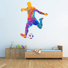 Football Kick Abstract Art Wall Sticker