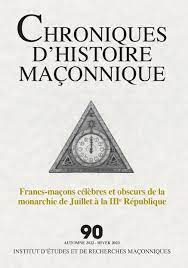 Revue Chroniques d'histoire maçonnique | Cairn.info