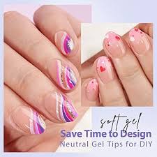 soft gel nail tips and glue gel kit