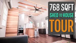 You can see it at many home depots. 16x48 Shed To House Tour With Two Lofts Youtube