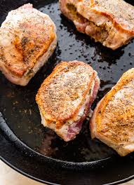 how to cook stuffed pork chops recipe