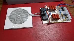 diy induction heater circuit with flat