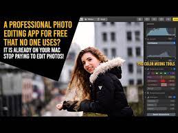 the best free photo editing app for mac