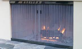 Cascade Coil Outdoor Fireplace Screen