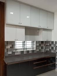 modern wooden kitchen cabinets wall