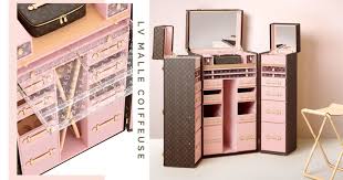 louis vuitton malle coiffeuse pink