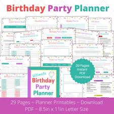 Birthday Party Planner Birthday Party
