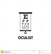 Chart Test Table With Letters For Eye Examination Eye Chart