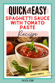 spaghetti sauce recipe with tomato
