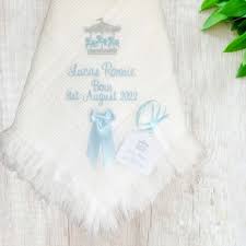 Personalised Baby Blanket Shawl