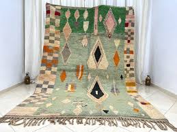 green berber boujad moroccan rug 6 039