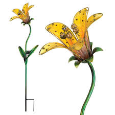 Regal Art Gift 10839 33 X 9 Yellow Tiger Lily Garden