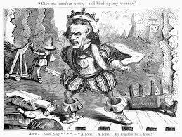 Andrew jackson is portrayed as a tyrant. The President As King A Political Cartoon History Carl Anthony Online