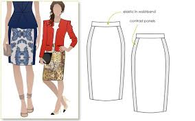 Style Arc Sewing Pattern Ursula Ponte Skirt Sizes 12 14 16 Downloadable Pdf Sewing Pattern For Women