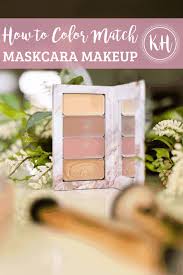 how to color match maskcara makeup with