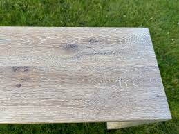 White Oak Console Table Sofa Table