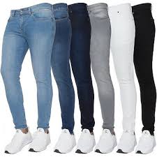 MENS SKINNY JEANS Slim Fit Super Stretch Denim Pant Enzo Designer All Waist  Size - 16.99 | PicClick UK