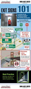 Osha Emergency Lighting Exit Sign Infographic Ehs