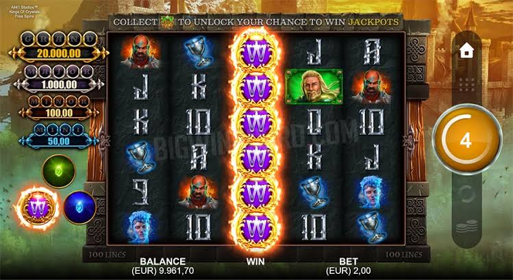 Kings of Crystals (All41 Studios) Slot Review & Demo