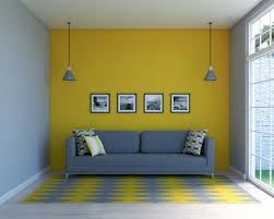 decorate a room with yellow walls