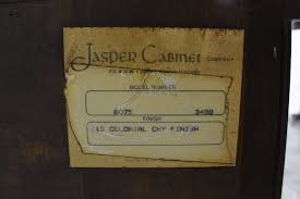 jasper cabinet company slant top