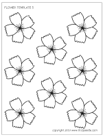 Flowers Printable Templates Coloring Pages Firstpalette Com