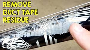 how to remove duct tape residue fast