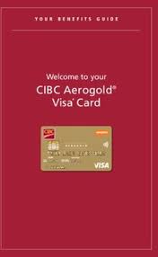 Cibc Aerogold Visa Card Welcome To Your