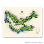 Lake Nona Golf & Country Club | Full Course Map | Golf Art ...