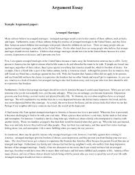 Argumentive essay example   our work
