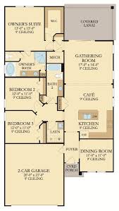 The Halle Home Floor Plan In Longleaf