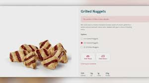 dairy to grilled nuggets filets