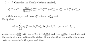 Crank Nicolson Method