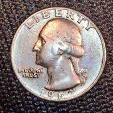 1967 Washington Quarter Error Coin Rare Double Die Obverse