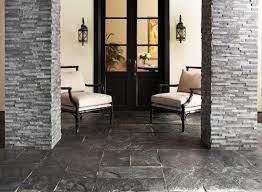 textured tile floors and stone style