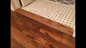 wood floor reducer molding