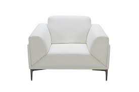 White Premium Italian Leather Sofa Set