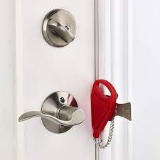 how to lock a door without using a lock
