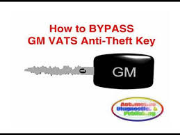 Gm Vats Ignition Key Bypass