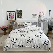Cute Cartoon Panda Child Bedding Set