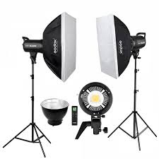 Videography Studio Start Up Kit Godox Sl60w 2 Light Kit With 3x6m Backdrop