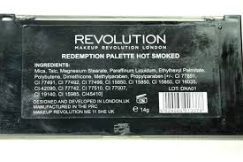 makeup revolution hot smoked redemption