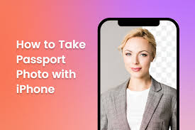 how to take pport photo with iphone